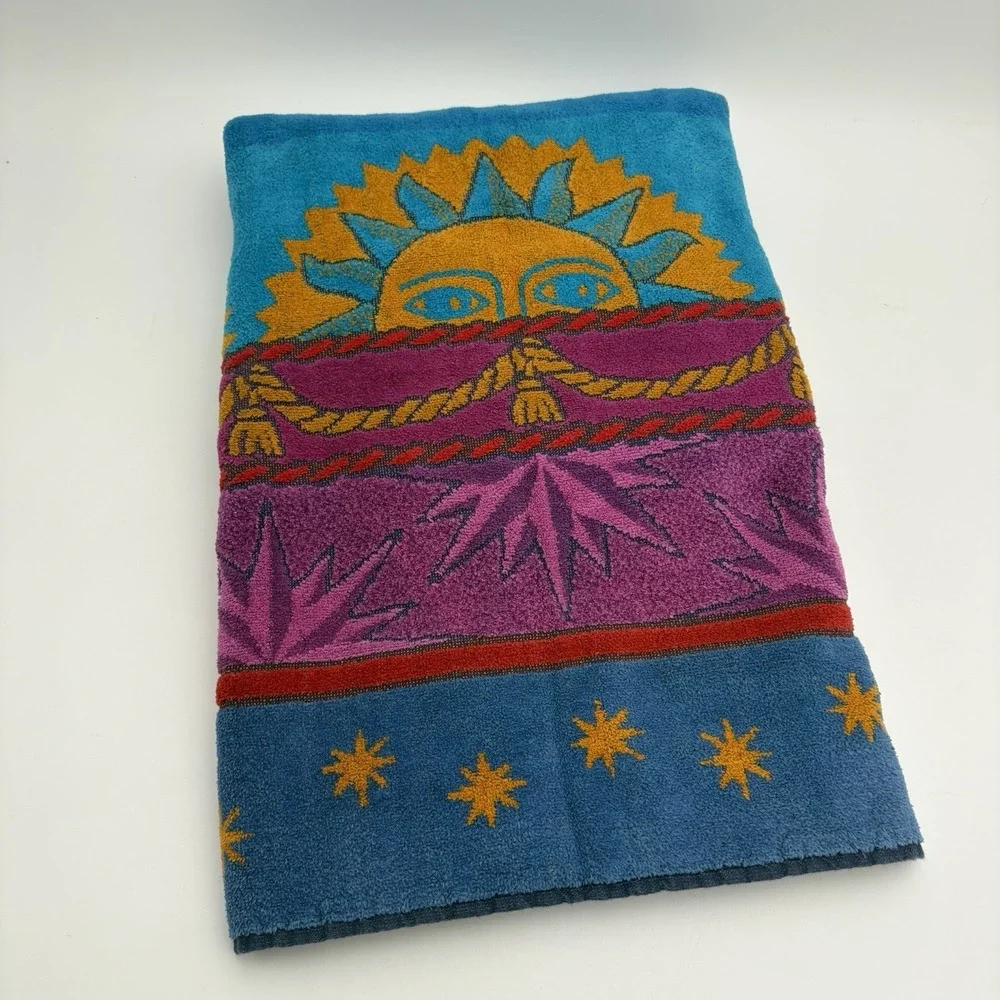 Royal Terry Sun Celestial Themed Beach Towel Brazil 60x36